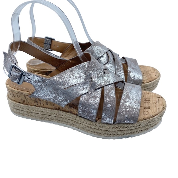 Trask Shoes Trask Womens Randi Espadrilles Sandals Size 8m Pewter